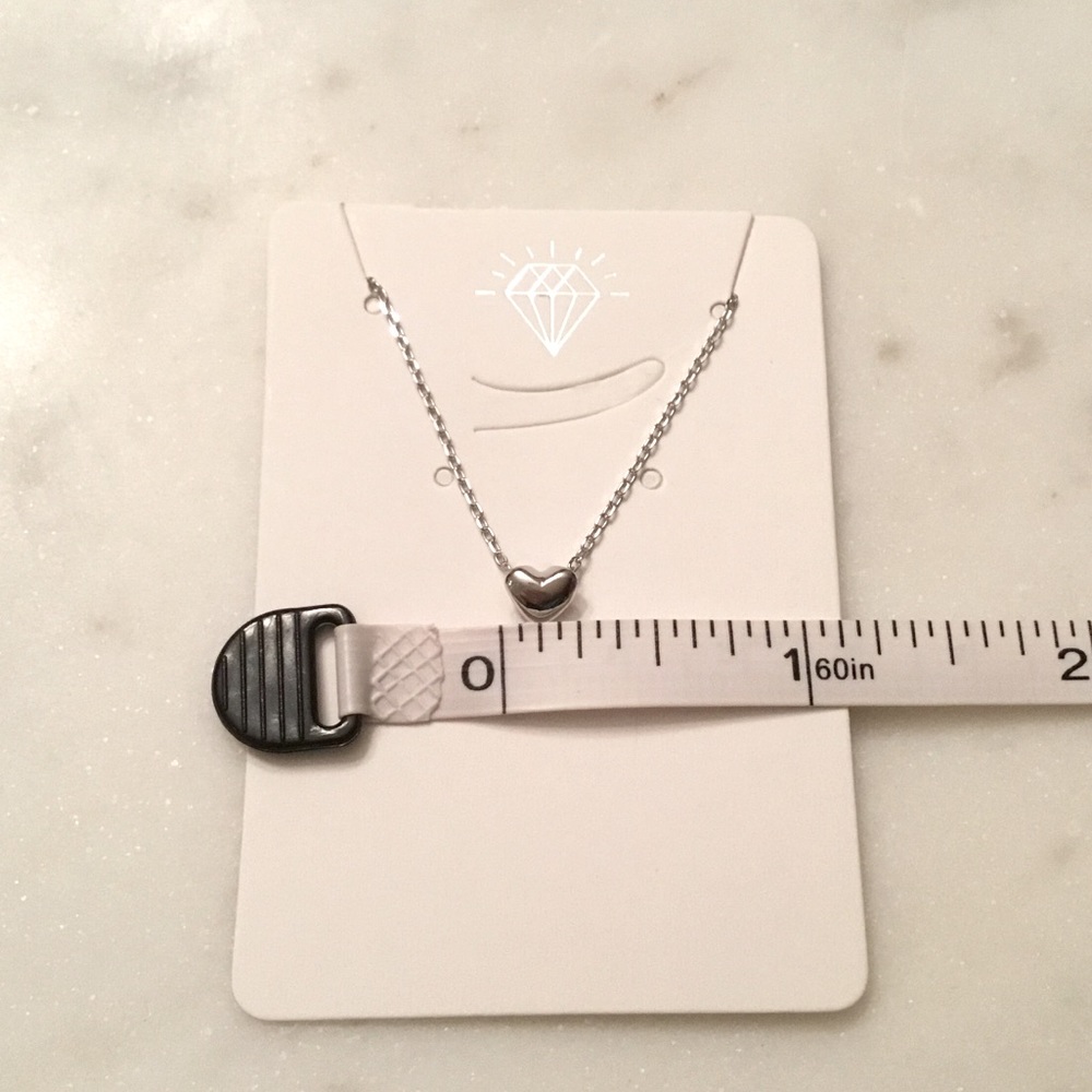 Sale $20 Firm! Sterling Silver Heart Necklace - Picture 13 of 16